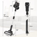 Upgrade cordless Vacuum Cleaner, Wall Hanging Stick Vacuum Cleaner with Tangle-Free Brush, 3000mAh Battery