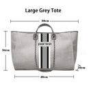 Personalised Chain Monogram Canvas Tote Bag Shoulder Bag Ladies custom bags for women chain Bridesmaids Gifts For Her