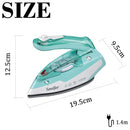 Steam Iron portable Foldable handle 1100W Household Fabric Electric Iron Ceramic soleplate Fast-Heat For Clothes Ironing Sonifer
