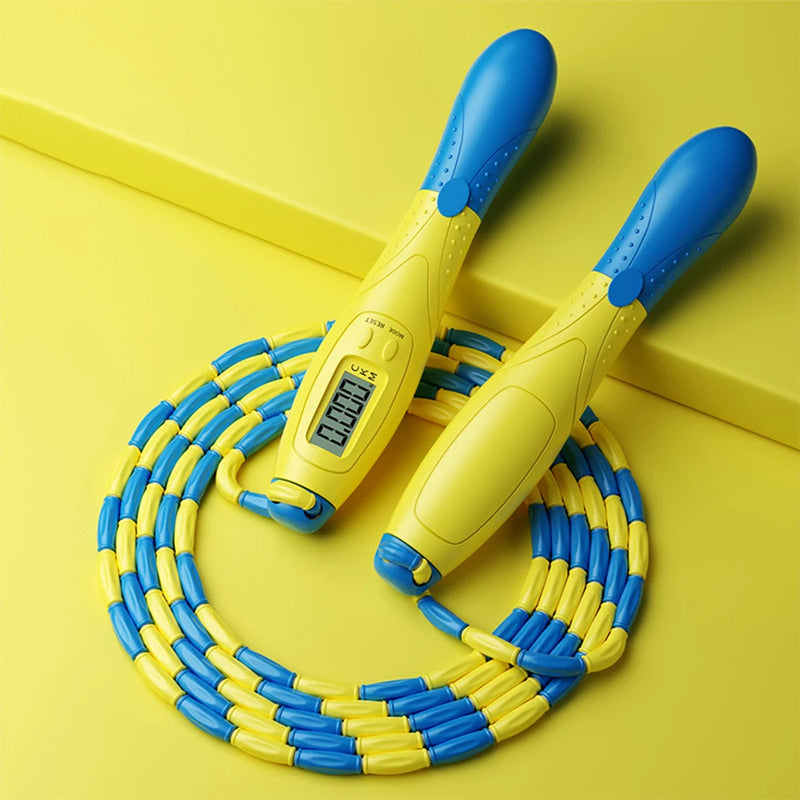 2.8m Counting Jump Rope Adults Adjustable Skipping Rope Jumping Rope with Counter Home Exercise Gym Training Fitness Equipment