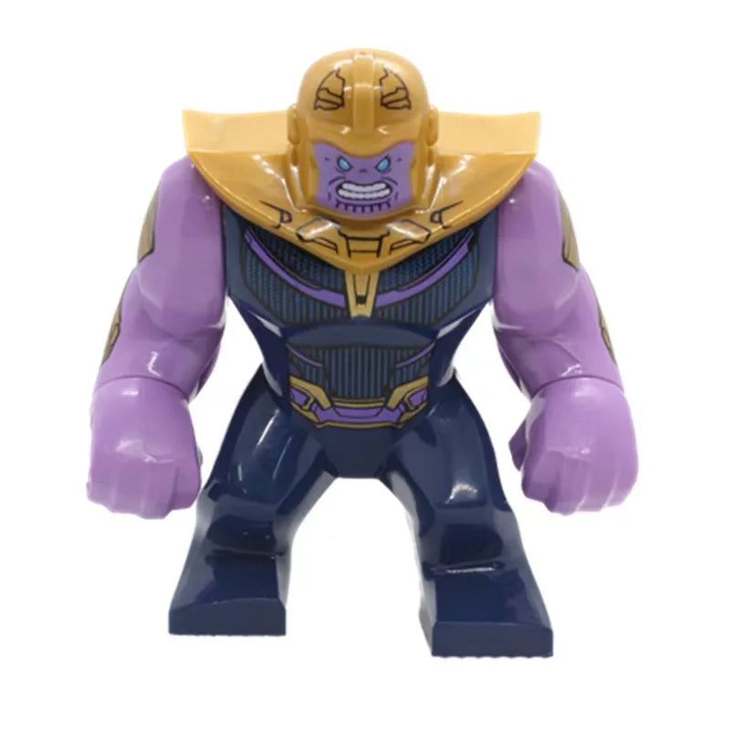 Marvel Legendary Superhero Full Series Thanos Doll Blocks, Anime Character Model Assembly Blocks, Children's Toy Gifts