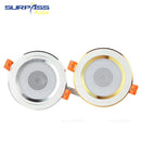 LED Smart Music Lamp Intelligent Background Music Light Ceiling Speakers With Adjused Lights Smart Bluetooth Downlight Speaker
