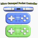 2025 8Bitdo Micro Gamepad Pocket Controller Designed for 2D Games Bluetooth-compatible Mini Game Console for Switch/Raspberry Pi