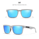 KDEAM Brand Hot Selling Square Polarized Men Sunglasses Brief And Fashion Design Leisure Women Shades Fishing Driving Glasses