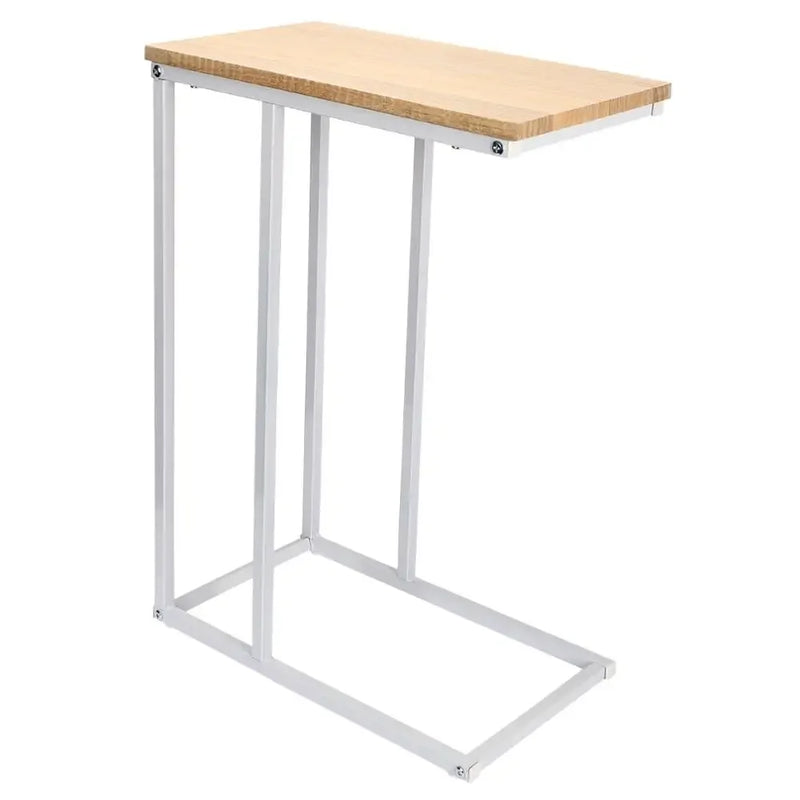 WOLTU End Table Side Table Coffee Tea Table Laptop Desk with Metal Frame Nightstand Table Bedroom Living Room Home Furniture