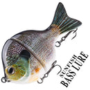 1PCS 9CM 34.5G Glide Bait Single-jointed Plastic Swimbait Sunfish Fishing Bass Lures