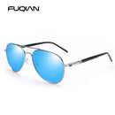 Classic Pilot Men Polarized Sunglasses Fashion Oversized Metal Aviation Male Sun Glasses Classic Black Driving Shades UV400