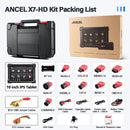 ANCEL X7 HD Diagnostic Scan Tool 24V Heavy Duty Truck Scanner ABS Bleeding  Oil Reset Ldle Speed, Speed Limit OBD2 Scanner
