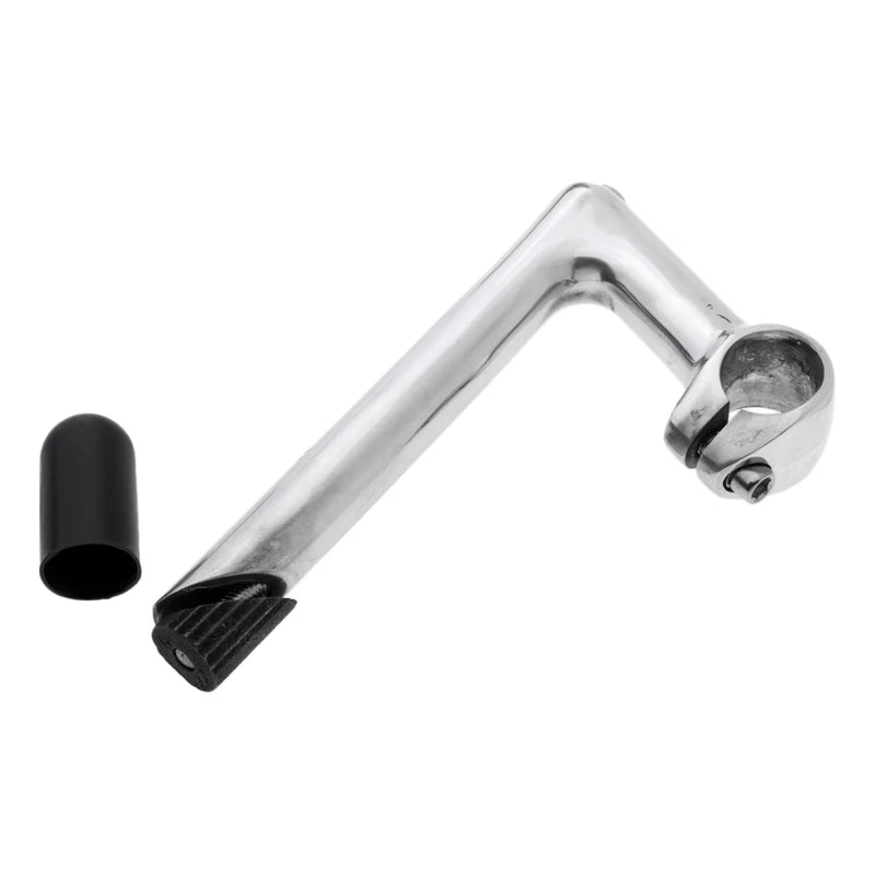 Bicycle Quill Stem Aluminum Alloy Bike Handlebar Clamp  25.4mm x 80mm w/ 22.2mm Threaded Tube for Fixed Gear/Road/Retro Bicycles