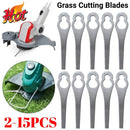 2-15PCS Lawnmower Blades Grass Trimmer Blades Spare Part Metal Grass Cutting Blade Practical Mowing Machine Blades Replacement