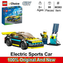 LEGO 60383 City  Electric Sports Car, Toy Blocks, Present, Racing Car, Town Making, Boys, Girls, Ages 5 and Up