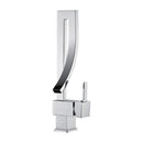 Wanmivezlo Bathroom Basin Faucet Brass Deck Mounted Waterfall Mixer Taps Single Handle Hot Cold Water Mixer Tap