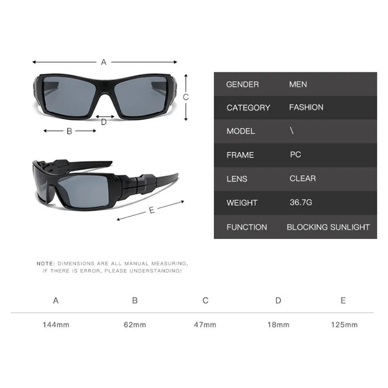 New Large Frame Oval Shape Sunglasses Women Outdoor Sports Cycling Sun Glasses Men's Driving Fashion Eyewear UV400 Oculos De Sol