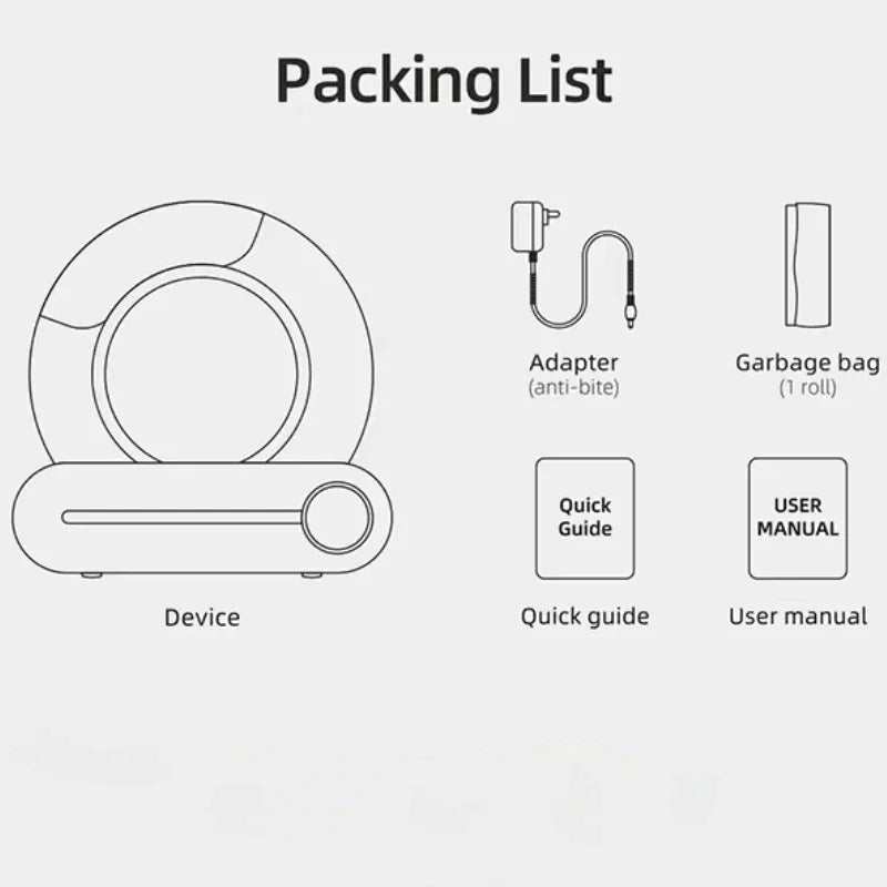 EU Stock Fully Automatic Smart Cat Litter Box Self-cleaning Large Capacity Cat Toilet APP Smart Control,Pet Supplies