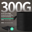 5-20Pcs Vegetable/Flower/Plant Grow Bags 5 Gallon Thickened Non-Woven Felt Fabric Planter Flower Pot with Handles