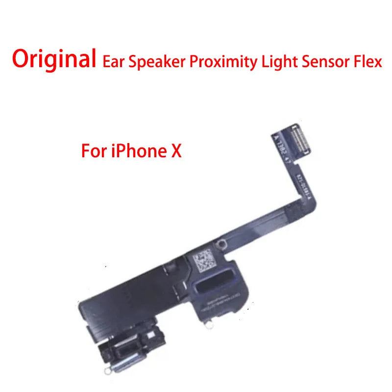 10PCS Original Proximi Light Sensor Flex Cable Ribbon For iPhone X XR XS MAX With Ear Speaker Receiver Earphone Parts