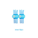 My First Tooth Blue Theme Party Disposable Tableware Stes Boy Girl First Tooth Birthday Party Decor Cups Plates  Napkins Banners