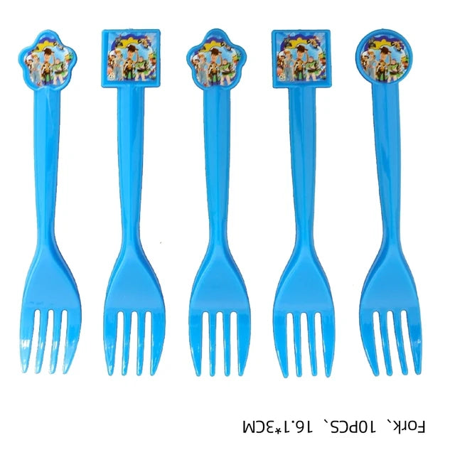 Cartoon Toy Story Buzz Lightyear Birthday Party Decoration Disposable Tableware Paper Plates Cups Balloons Baby Shower Supplies
