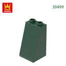 Wange 34Pcs/Lot 30499 2x2x3 Slope Building Block Moc Accessories Compatible with Brick DIY Construction Children Toys Gift Box