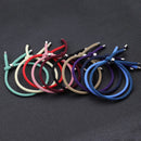 Minimalist Rope Bracelet For Women Men 100% Unfading Ajustable Stainless Steel Braclet Outdoor Camping Braslet Couple Brazalete