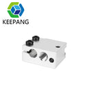 1pcs High Quality Volcano Copper Heater Block Upgrade PT100 Aluminum Heating Block for E3d Volcano Hotend 3D Printer Parts