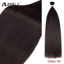 Noble Bundles Extensions 36 inch Yaki Straight Hair Bundles Ombre Brown Synthetic Hair Long Extensions Hair Synthetic Wefts
