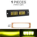 7 inch 6D LED Light Bar Pod Light Flush Mount Work Light Driving Light Fog Light Reverse Light For Truck 4x4 ATV SUV 12V 24V