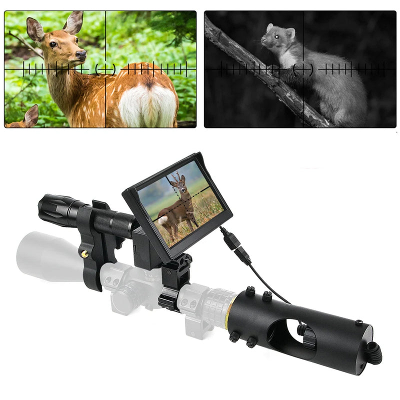 Night Vision Riflescope Monocular Hunting Scopes Tactical 850nm Infrared LED IR Waterproof Night Vision Hunting Camera