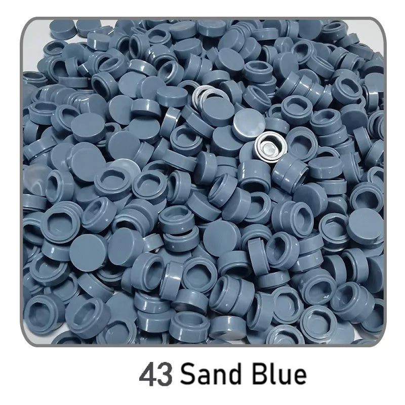 1000pcs DIY Pixel Art Bricks1x1 Round Tile Building Blocks Compatible with 98138 Anime Figure Assemble Toys Gift for Children