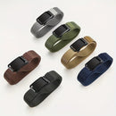 Men's Belt With Automatic Metal Buckle , Outdoor Working Tactical Belt ,Toothless Automatic Buckle For sports canvas Belts