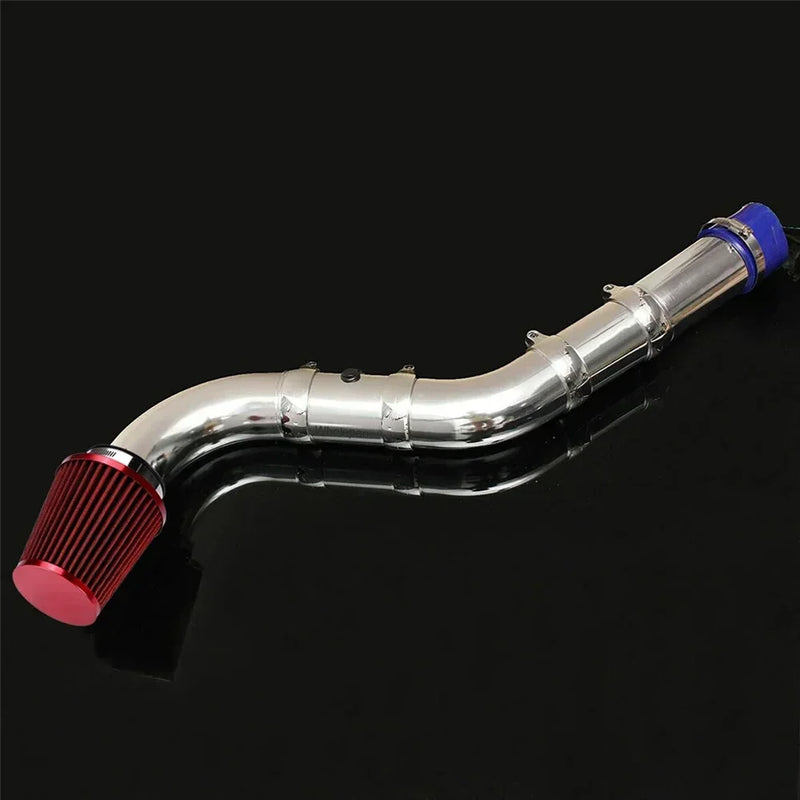 Universal 3'' 76mm Air Intake Pipe Modification Kits Aluminum Alloy Intake Pipe Cold Air Filter Injection System with Air-filter