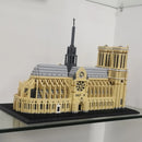 7380pcs+World Architecture Mini Building Blocks Notre-Dame DE Paris Model Church City bricks Toys For Children
