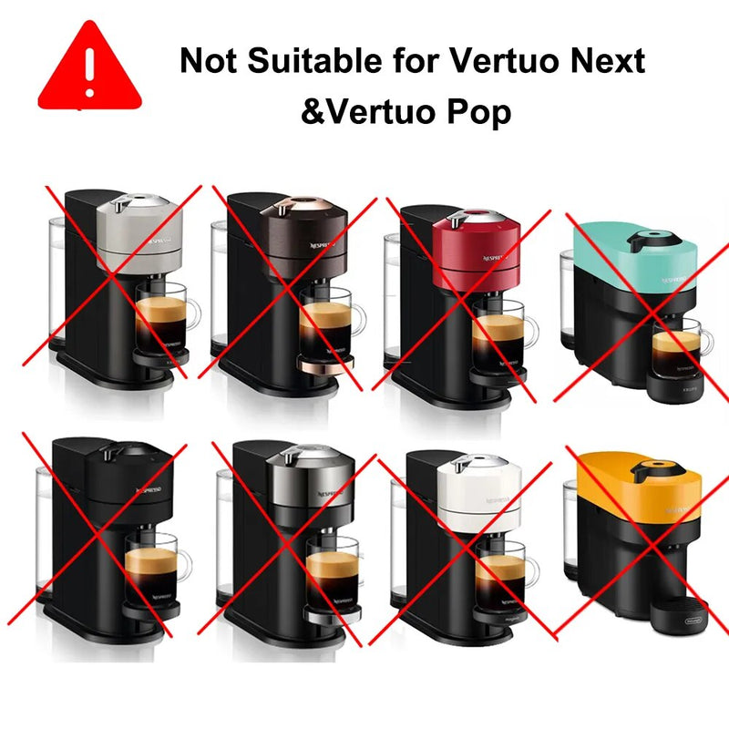Wholesale Set Stainless Steel Reusable Capsule Compatible with Nespresso Vertuo Vertuoline Coffee Filter