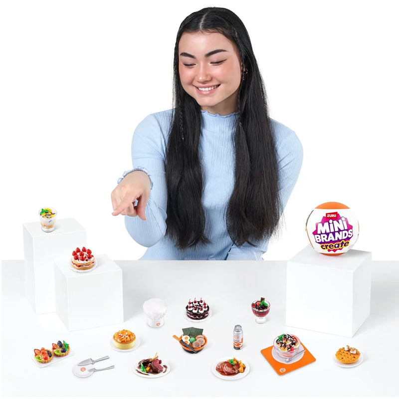 Mini Brands Mistery Box Create MasterChef Series 1 Capsule Real Miniature MasterChef Creations Collectible Blind Box Toy