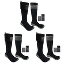 Winter Heating Socks With Battery Box Rechargeable Anti-Cold Unisex Thermal Heated Foot Warmer Outdoor Camping Ski Sports Winter