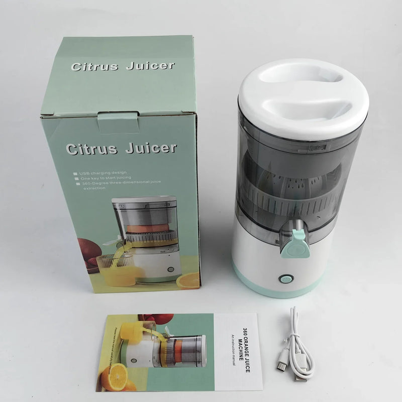 Portable Electric Juicer USB Charging Orange Lemon Fruit Blender Mini Household Juice Squeezer Mixer Citrus Juicer for Travel