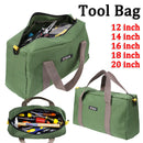 Electrician Tool Bag Thickened Canvas Pouch Tool Bags Portable Screwdriver Pliers Repair Hardware Hand Tools Storage Organizer