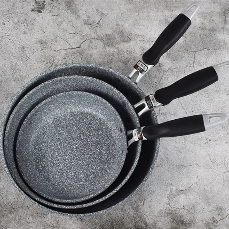 Frying 28/26/24/20cm Wok Non-stick Pan Skillet Cauldron Induction Cooker Pans Pancake Egg Gas Stove Home