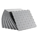 SucceBuy Garage Tiles Interlocking Garage Floor Covering Tiles Non-Slip Double-Sided Texture for Garages Basements Repair Shops