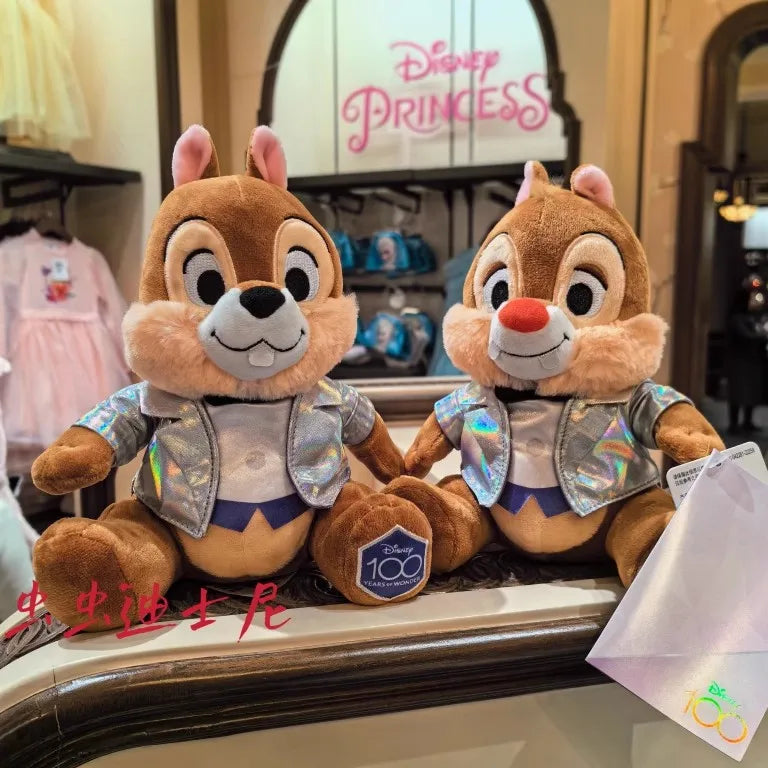 2023 New Original Disney 100 years Chip and Dale Plush Doll Plush toys Christmas present