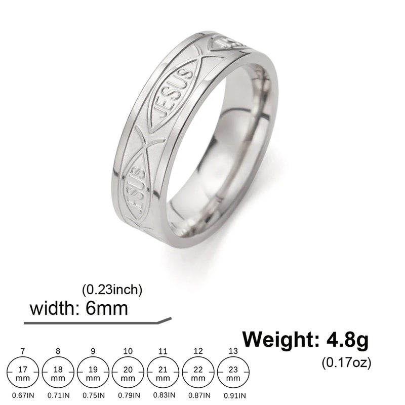 Jeshayuan Christmas Gift John 3:16 Ring For God So Love The World Bible Verse Ring Christian Jewelry Meaningful Gift