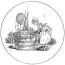 2022 New 10x10 Retro Easter Clear Stamps Girls Stamps Tie Child Bunny Lady Card Crafts No Metal Cutting Dies Scrapbooking