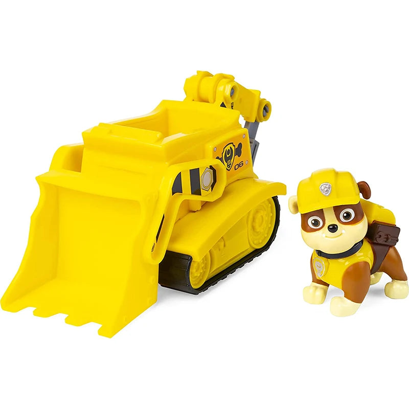 Original Paw Patrol Rex’s Dinosaur Rescue Vehicle with Collectible Action Figure Anime Doll Kids Toy Birthday Christmas Gift