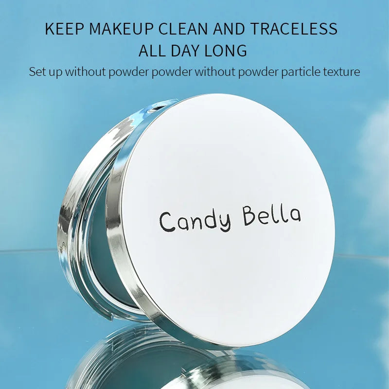 The Blue Sky Oil Control Long-lasting Powder Cake with Powder Puff Makeup Powder Waterproof Wet and Dry Face Powder
