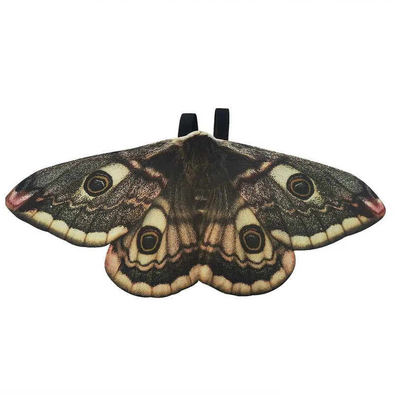 Kids Moth Wings Moth Wings Costume Cloak Shawl Butterfly Shawl Moth Cape For Girls Moth-Wings Dress-Up Pretend Play Party Favors