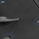 For Renault Clio 3 RS 2005 2006 2007 2008 2009 2010 2011 2012 2013 Car Steering Wheel Cover Trim Black Leather with blue strip