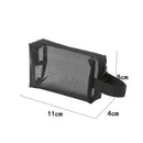 Black Layer Travel Cosmetic Bag Large Capacity Mesh Makeup Bag Makeup Storage Pouch Travel Toiletries Cosmetic Storage Bags