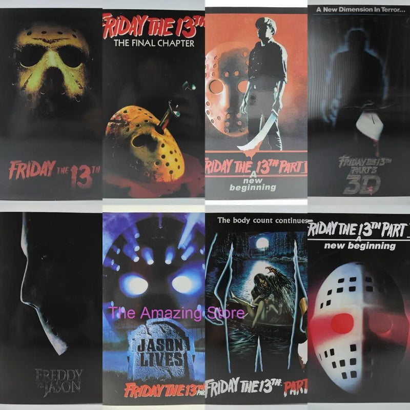The 13th Figure Toys NECA Friday Freddy Jason Voorhees Blood Action Figure Jason Collectible Model Christmas Halloween Gifts