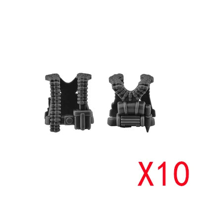WW2 Military Building Blocks Mini Bricks Solider Figures Gifts Weapon Equipment Accessories USA Greman Vests Armor Toys For Kids
