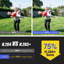 ANNKE 8MP IR Network Bullet Camera Outdoor Indoor Weatherproof Video Surveillance Camera Built-in mic 4MM Lens IP Cameras